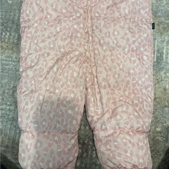 GAP Baby Pink Patterned Snowsuit - Picture 3 of 4